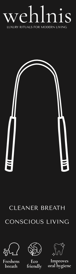 Premium Tongue Scraper with Travel Case